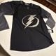 Tampa Bay Lightning Black Alt Alternative Jersey Size 50 Brand New Adidas