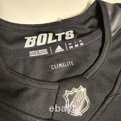 Tampa Bay Lightning Black Alt Alternative Jersey Size 50 Brand New Adidas
