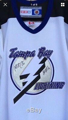 Tampa Bay Lightning Brad Richards/Marty St. Louis Autographed Jersey L New