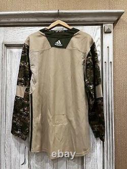 Tampa Bay Lightning Camo Military Adidas Jersey Size 44