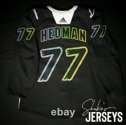 Tampa Bay Lightning × Devil Rays Victor Hedman Adidas MiC Custom Jersey 56