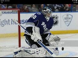 Tampa Bay Lightning Goalie Cut 58+ G Pro Jersey 3rd Style Ben Bishop Size New