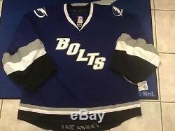 Tampa Bay Lightning Goalie Cut 58+ G Pro Jersey 3rd Style Ben Bishop Size New