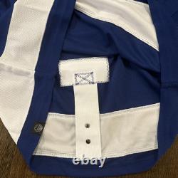 Tampa Bay Lightning Jersey Medium 50 Mens Adidas Fight Strap Blue NWT