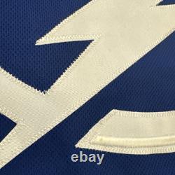 Tampa Bay Lightning Jersey Medium 50 Mens Adidas Fight Strap Blue NWT