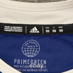 Tampa Bay Lightning Jersey Mens 50 Blue Adidas Home Fight Strap NHL NEW $249.99