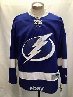 Tampa Bay Lightning Jersey NWT Size L Signed by Jonathan Drouin (No COA)