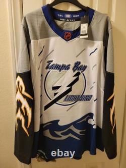 Tampa Bay Lightning Jersey Reverse Retro Size 56 New with Tags