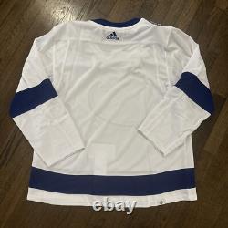 Tampa Bay Lightning Jersey XL 56 Mens Fight Strap Adidas White NWT