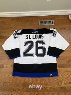 Tampa Bay Lightning Martin St. Louis Reebok 6100 On-Ice Authentic Jersey Size 52