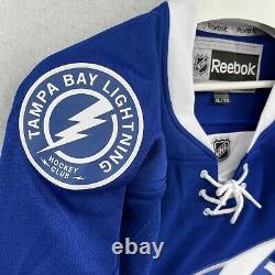 Tampa Bay Lightning NHL Reebok Men's XL Premier Home Jersey 16-17 Blank Blue