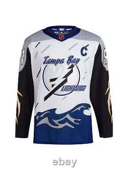 Tampa Bay Lightning NHL Steven Stamkos Reverse Retro Adidas Jersey Size 54 L XL