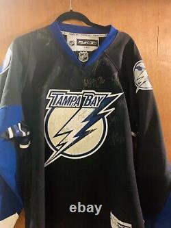 Tampa Bay Lightning NHL Team Signed Jersey Stamkos Lecavalier and others