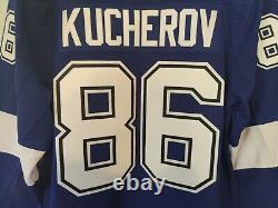Tampa Bay Lightning Nikita Kucherov Adidas Primegreen Jersey Size 50 New