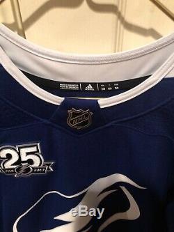 Tampa Bay Lightning Nikita Kucherov Authentic Home Adidas Jersey Size 50