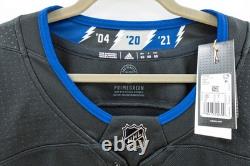 Tampa Bay Lightning Official Adidas Primegreen Black Alternate Third Jersey 60