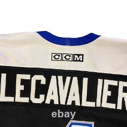Tampa Bay Lightning Pro Stitched Lecavalier Signed CCM Jersey Adult Size XL NWT