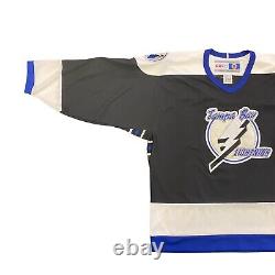Tampa Bay Lightning Pro Stitched Lecavalier Signed CCM Jersey Adult Size XL NWT