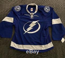 Tampa Bay Lightning Pro Stock Jersey Size 56