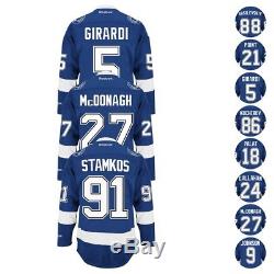 Tampa Bay Lightning Reebok Home Blue Premier Jersey Collection Men's