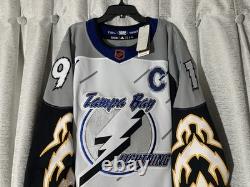 Tampa Bay Lightning Reverse Retro 2.0 Adidas Authentic Hockey Jersey Size 50 NWT