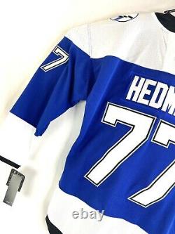 Tampa Bay Lightning Reverse Retro #77 Victor Hedman Jersey Size Large/ 52 Adidas