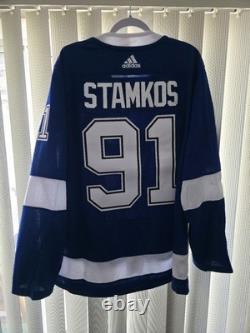 Tampa Bay Lightning Steven Stamkos Adidas Authentic Jersey NWT 56 XXL