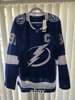 Tampa Bay Lightning Steven Stamkos Adidas Authentic Jersey NWT 56 XXL