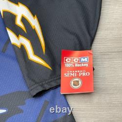 Tampa Bay Lightning Storm Jersey Large 48 CCM Vintage NHL New