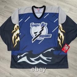 Tampa Bay Lightning Storm Jersey XL 52 CCM Vintage NHL New