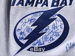 Tampa Bay Lightning Team Autograph Jersey Stamkos Kucherov Hedman & More NWT COA