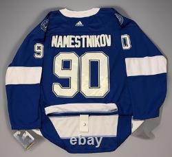 Tampa Bay Lightning Vladislav Namestnikov Jersey ADIDAS Size 60 NWT NEW