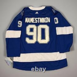Tampa Bay Lightning Vladislav Namestnikov Jersey ADIDAS Size 60 NWT NEW