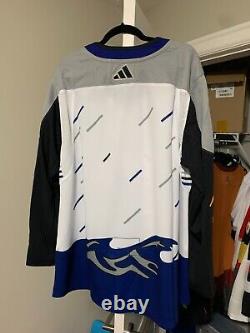 Tampa Bay Lightning storm reverse retro vintage Adidas 54 jersey BNWT