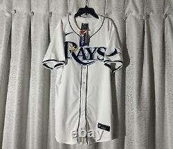 Tampa Bay Rays 2024 Home Nike Elite Authentic Baseball Jersey Size 44 NWT