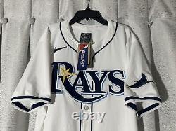 Tampa Bay Rays 2024 Home Nike Elite Authentic Baseball Jersey Size 44 NWT