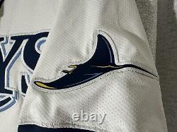 Tampa Bay Rays 2024 Home Nike Elite Authentic Baseball Jersey Size 44 NWT