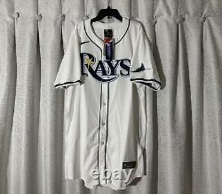 Tampa Bay Rays 2024 Home Nike Elite Authentic Baseball Jersey Size 48 NWT