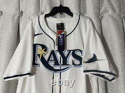 Tampa Bay Rays 2024 Home Nike Elite Authentic Baseball Jersey Size 48 NWT