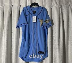 Tampa Bay Rays Alternate 25th Anniversary Nike Authentic Jersey Size 40 NWT