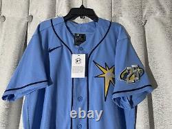 Tampa Bay Rays Alternate 25th Anniversary Nike Authentic Jersey Size 40 NWT