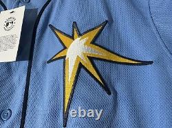 Tampa Bay Rays Alternate 25th Anniversary Nike Authentic Jersey Size 40 NWT