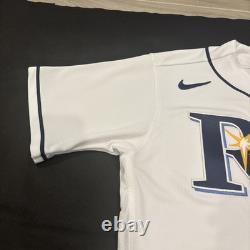 Tampa Bay Rays Authentic Nike Elite Stitched On-Field ADV Jersey 44/Medium $330