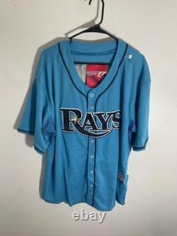 Tampa Bay Rays Evan Longoria #3 Majestic Authentic Collection Mens Jersey L