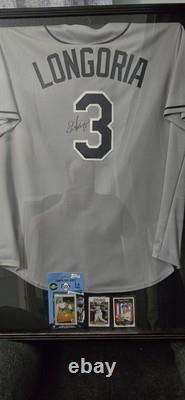 Tampa Bay Rays Jersey Sign Evan Longoria