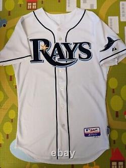 Tampa Bay Rays Majestic Cool Base 6300 series baseball jersey size 40 medium
