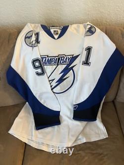 Tampa Bay Rbk Chandail Authentique NHL Lightning#91 Stamkos Fight Strap Jersey