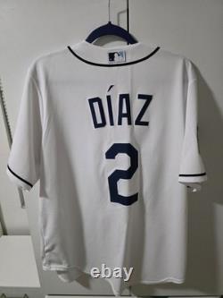 Tampa Bay Yandy Diaz Jerseys, (2020 World Series jersey, personalized) Size L