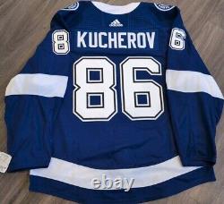Team Issued MiC Authentic 2020 Cup Nikita Kucherov Tampa Bay Lightning Jersey
