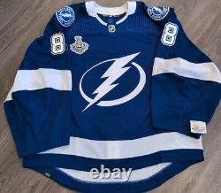 Team Issued MiC Authentic Adidas Andrei Vasilevskiy Tampa Bay Lightning Jersey